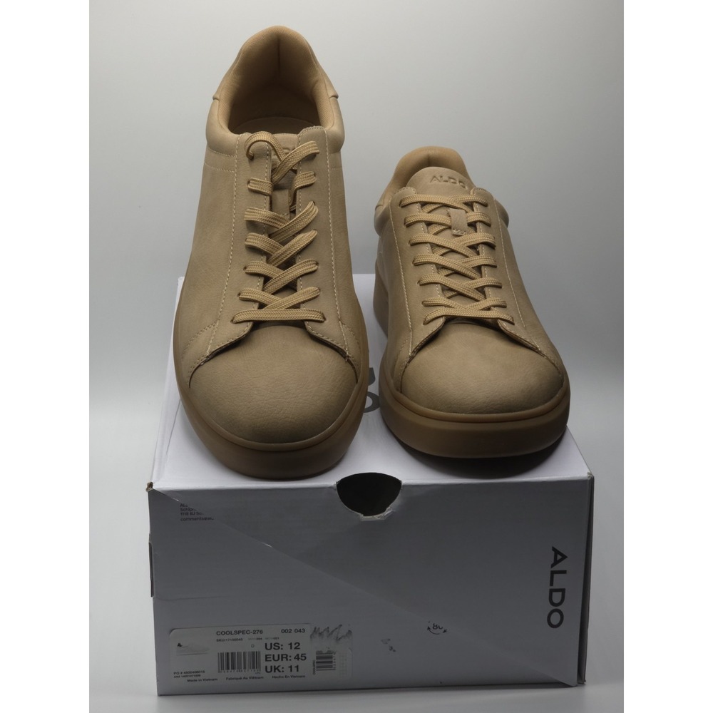 ALDO Men's Coolspec sneakers in a light beige or tan color